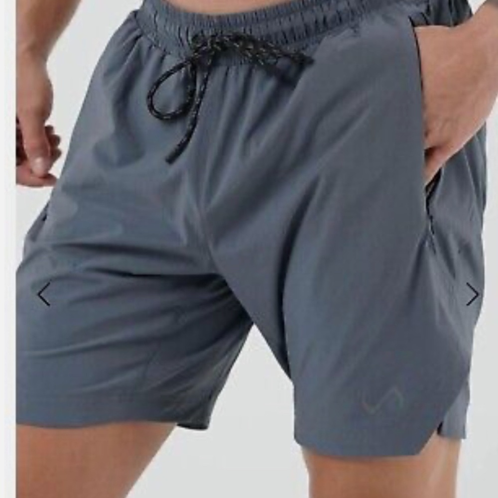 TLF Men’s Vital Element 7 Inch Workout Shorts-size Medium